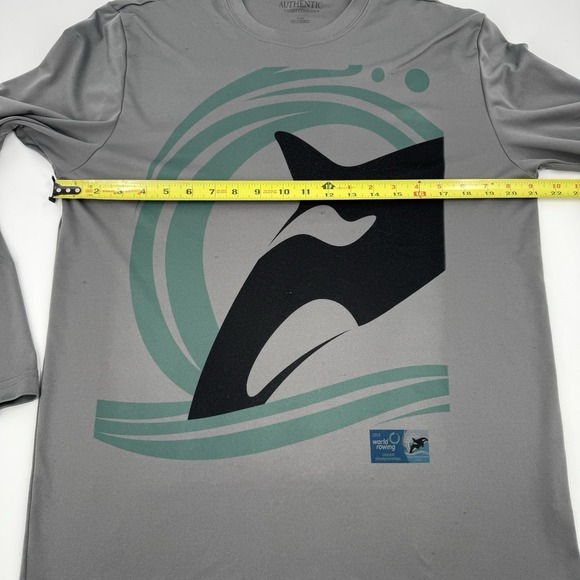 World Rowing Championships 2018 Long Sleeve Gray Shirt SIZE Large - Picture 4 of 13